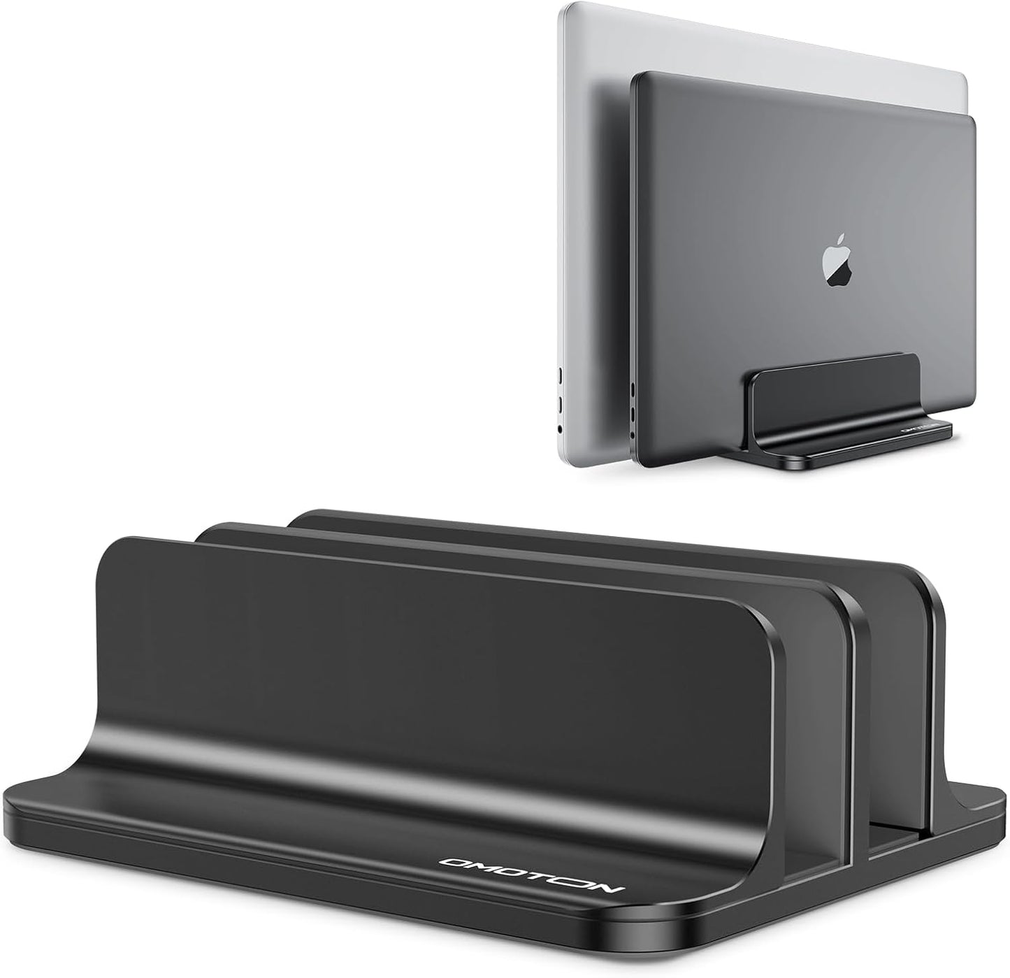 Double Desktop Stand Holder with Adjustable Dock (Up to 17.3 inch)