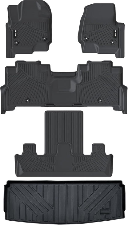 Floor Mats & Cargo Liner for 2018-2024 Ford Expedition 8 Seats with 2nd Row Bench Seat (Only Fit MAX Or L)