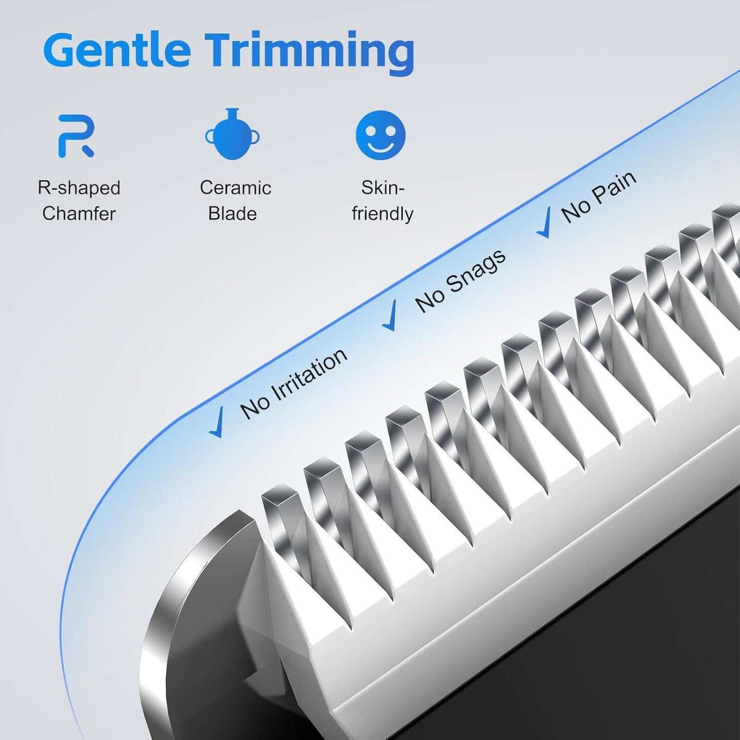 Body Hair Trimmer - Manscape Electric Razor Shavers for Men Nose/Ear Hair Clipper