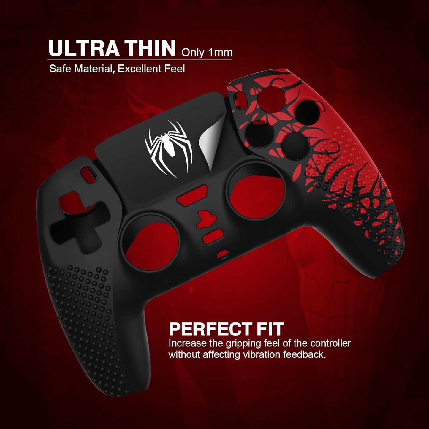 Anti-Slip Silicone Skin for Ps5 Controller, Ps5 Controller Accessories