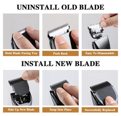 2 Pack Replacement Blade for Manscaped The Lawn Mower Electric Groin Hair Trimmer Blade