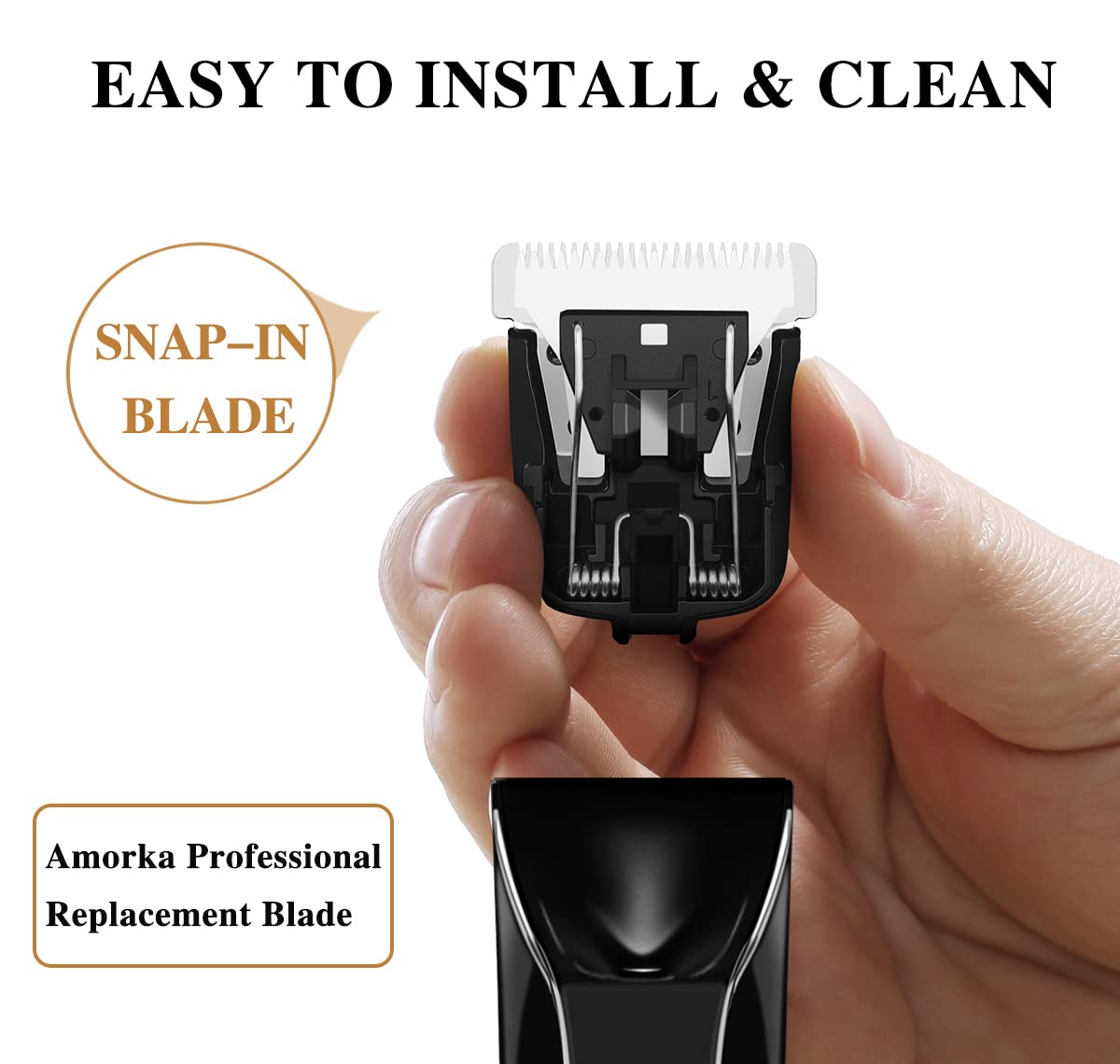 2 Pack Replacement Blade for Manscaped The Lawn Mower Electric Groin Hair Trimmer Blade