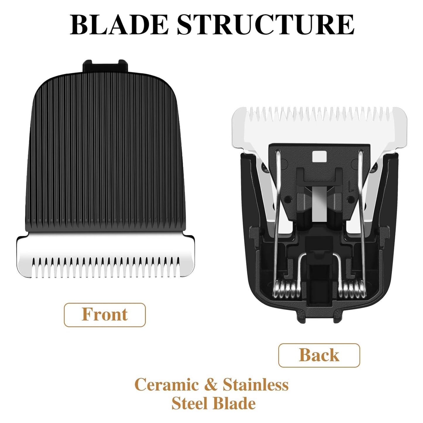 2 Pack Replacement Blade for Manscaped The Lawn Mower Electric Groin Hair Trimmer Blade