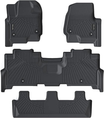 Floor Mats & Cargo Liner for 2018-2024 Ford Expedition 8 Seats with 2nd Row Bench Seat (Only Fit MAX Or L)