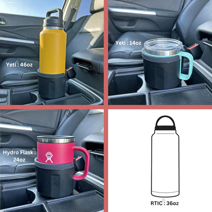 Car Cup Holder Expander, Adjustable Expandable Insert Extender